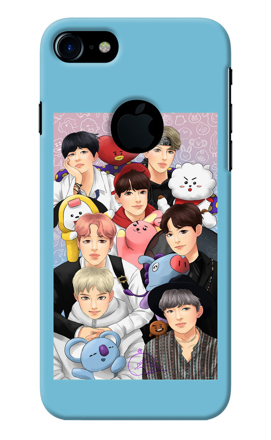 BTS with animals iPhone 7 Logocut Back Cover