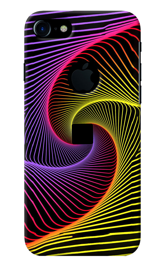 Colorful Strings iPhone 7 Logocut Back Cover