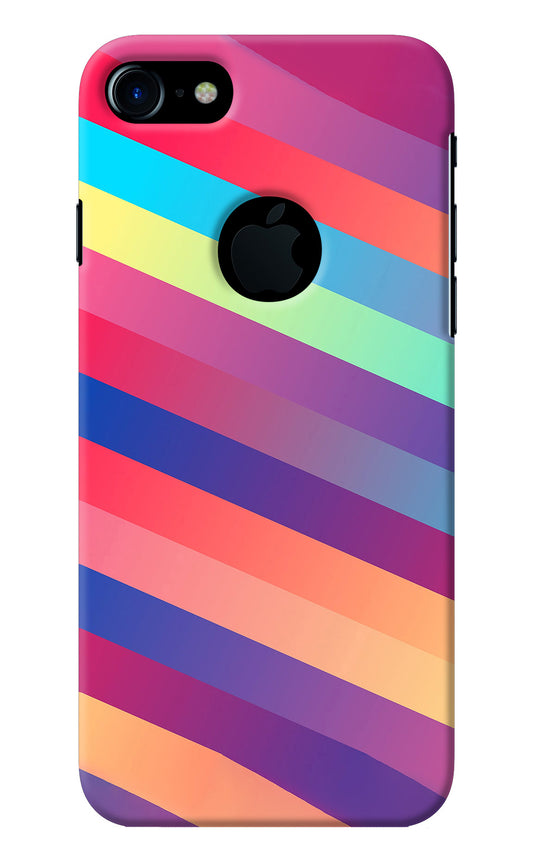 Stripes color iPhone 7 Logocut Back Cover