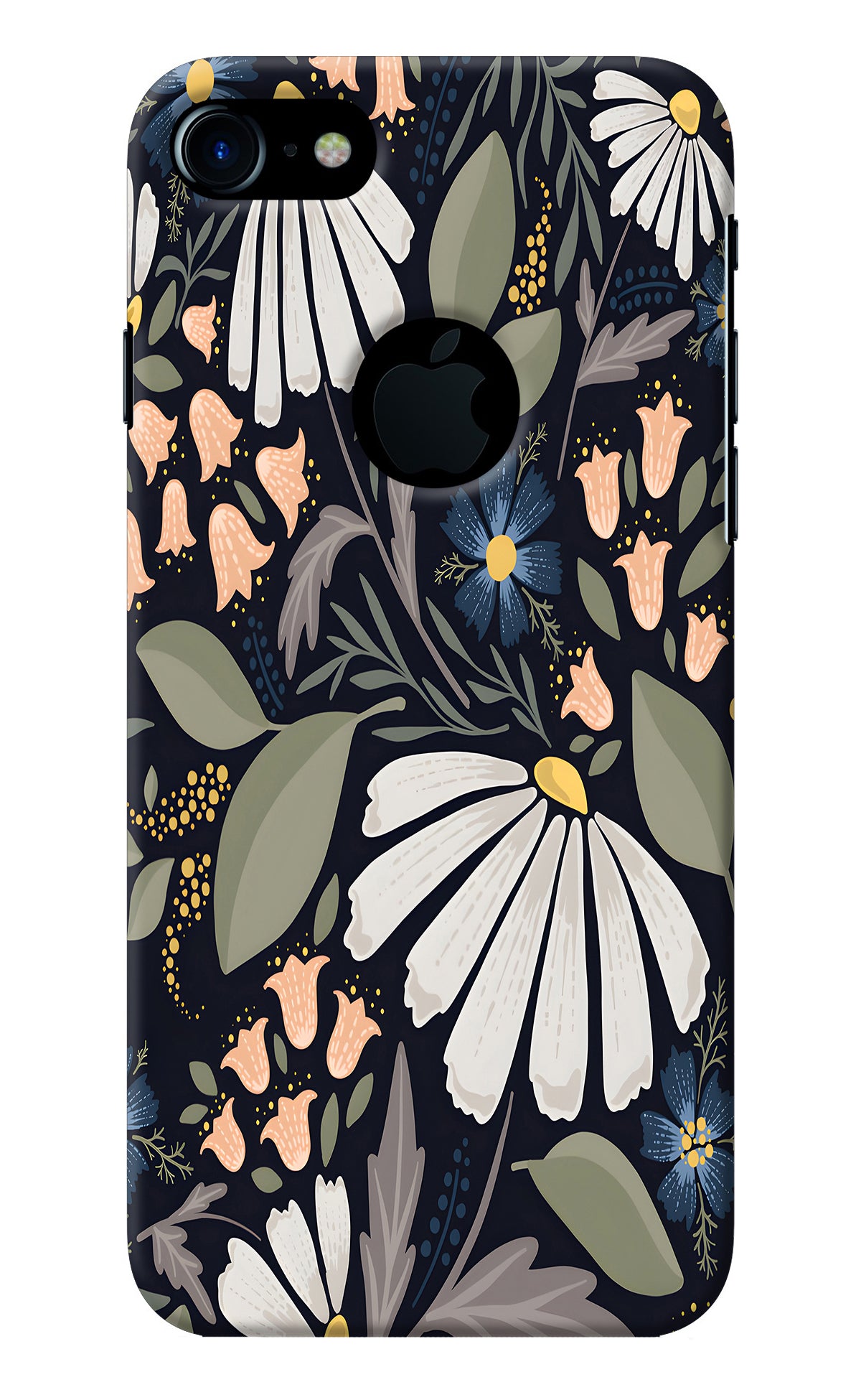 Flowers Art iPhone 7 Logocut Back Cover