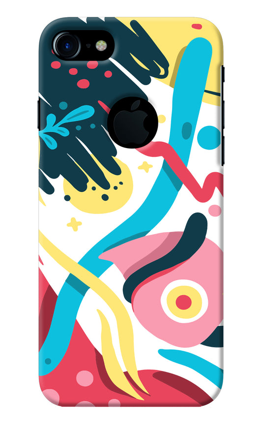 Trippy iPhone 7 Logocut Back Cover