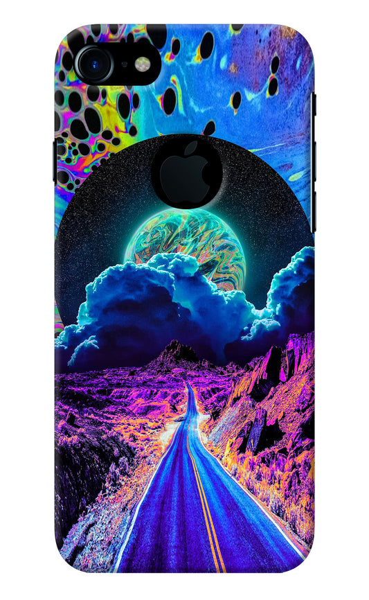 Psychedelic Painting iPhone 7 Logocut Back Cover