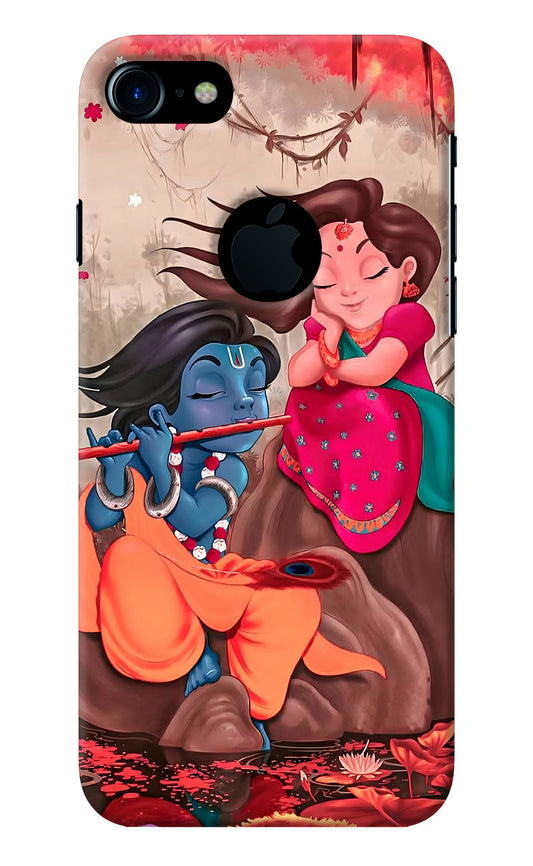 Radhe Krishna iPhone 7 Logocut Back Cover