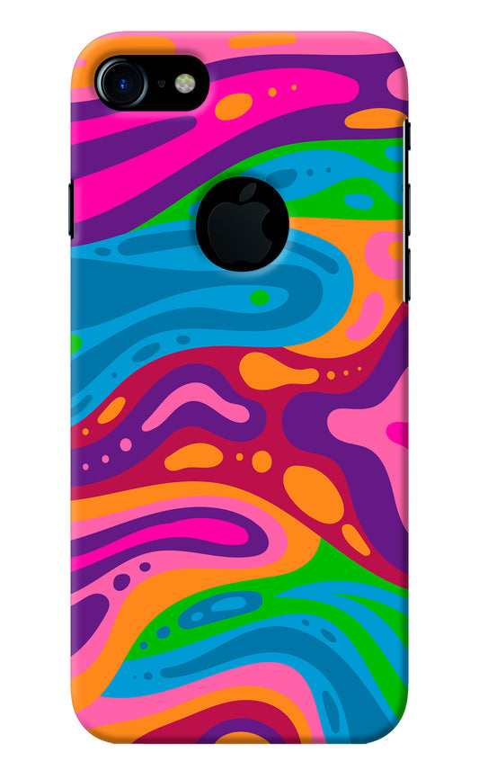 Trippy Pattern iPhone 7 Logocut Back Cover