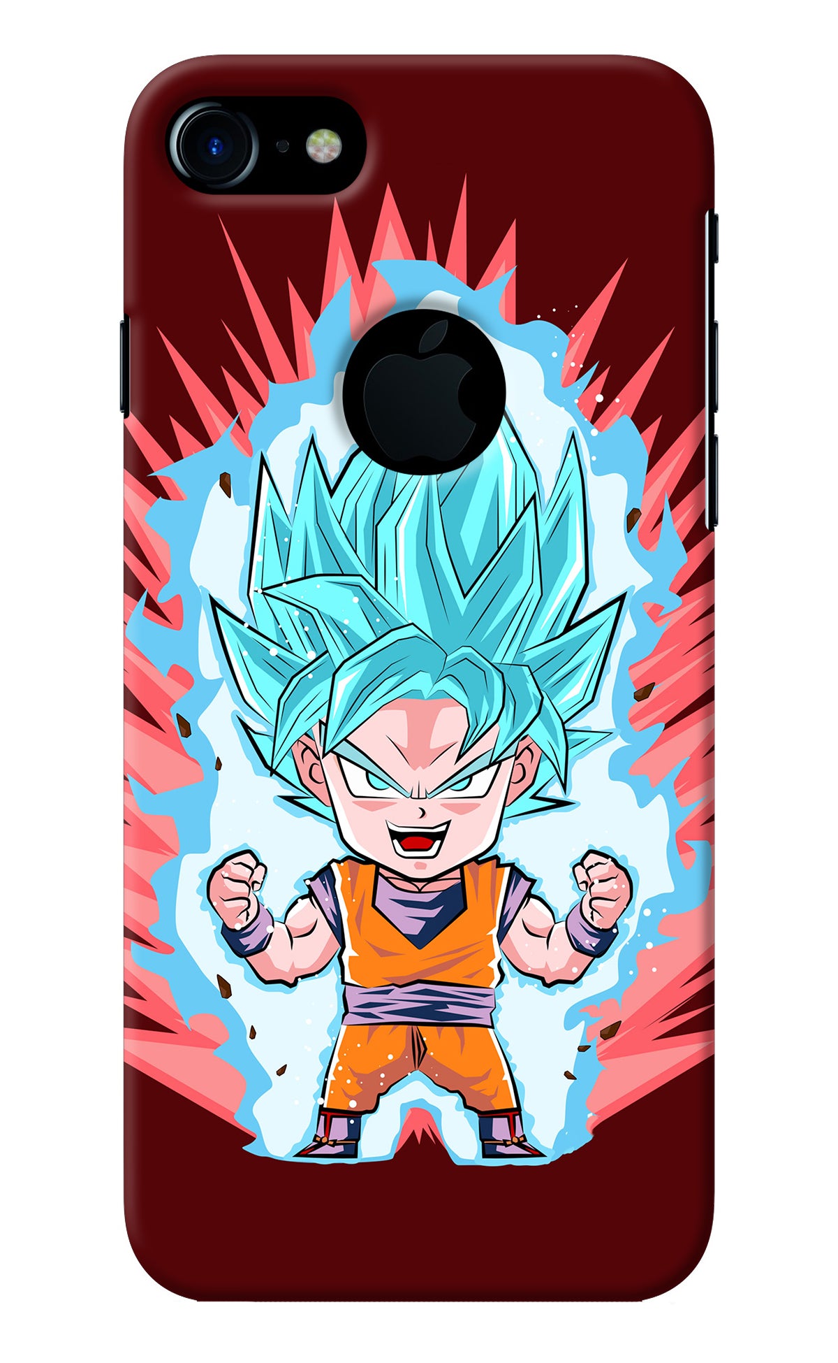 Goku Little iPhone 7 Logocut Back Cover