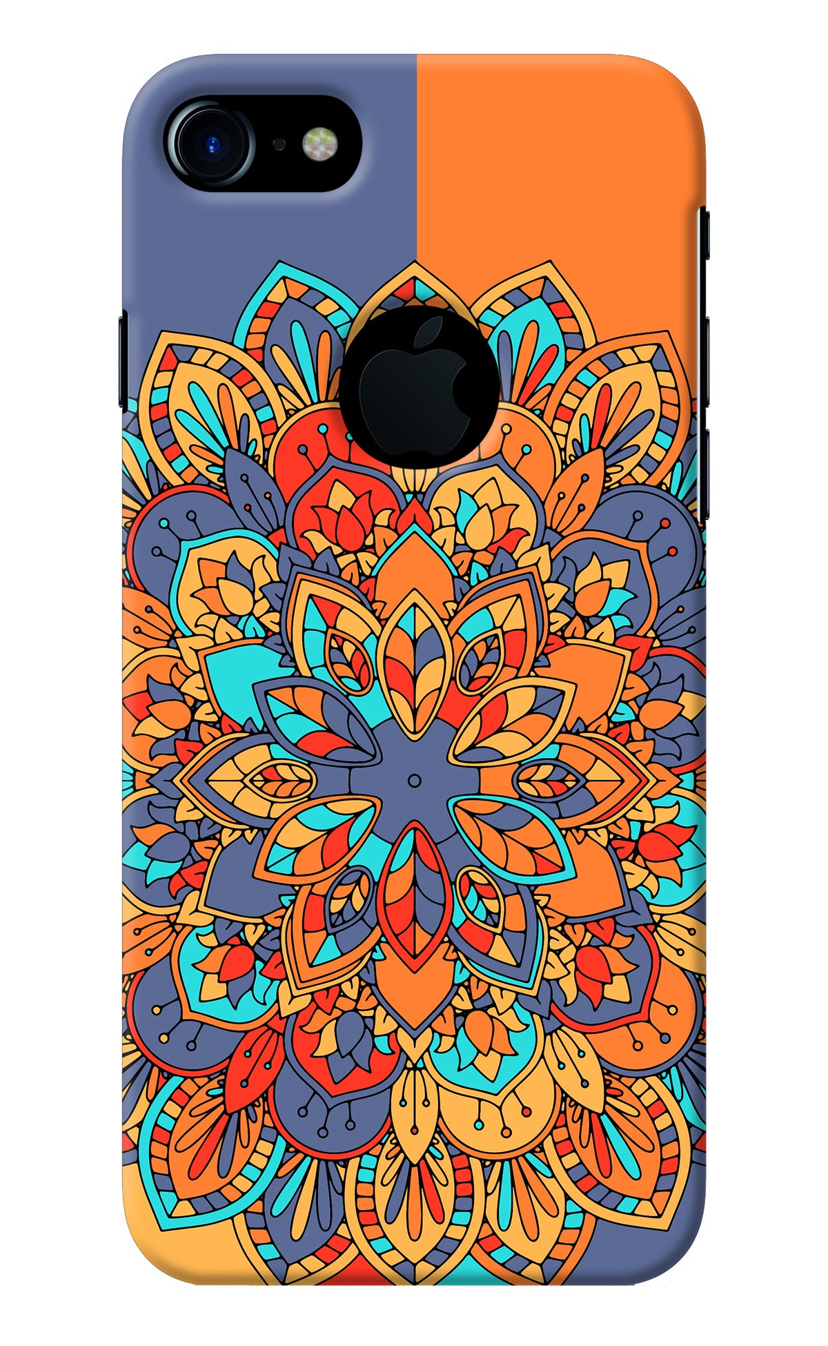 Color Mandala iPhone 7 Logocut Back Cover