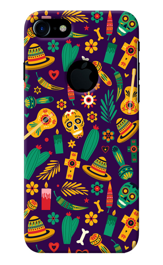 Mexican Artwork iPhone 7 Logocut Back Cover
