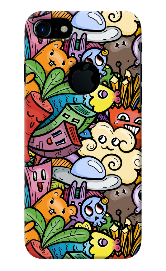 Veggie Doodle iPhone 7 Logocut Back Cover