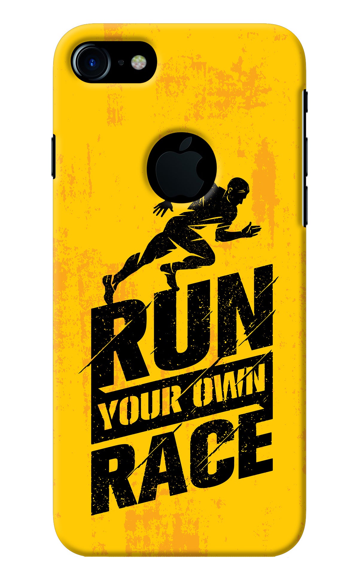Run Your Own Race iPhone 7 Logocut Back Cover