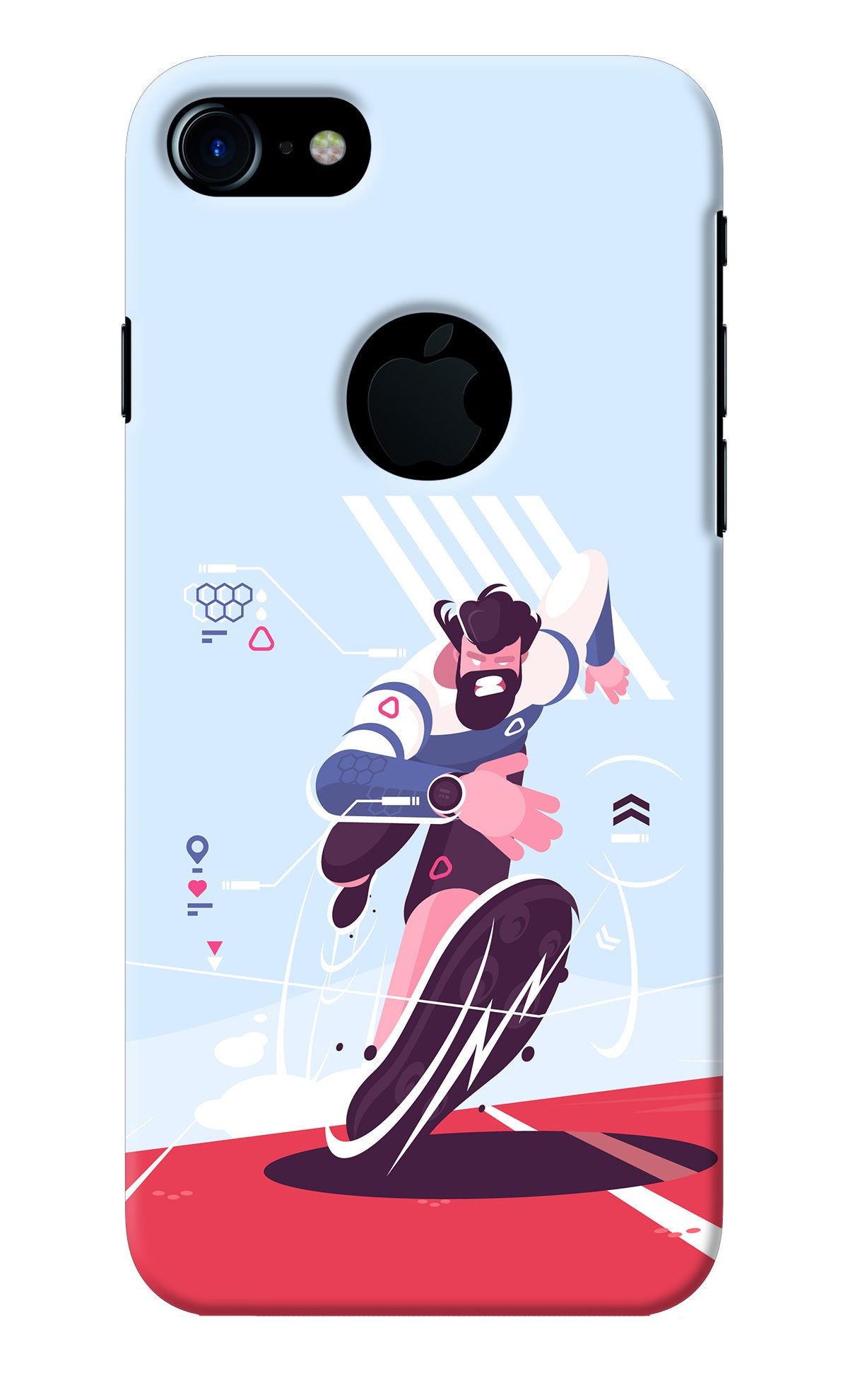 Run Pro iPhone 7 Logocut Back Cover