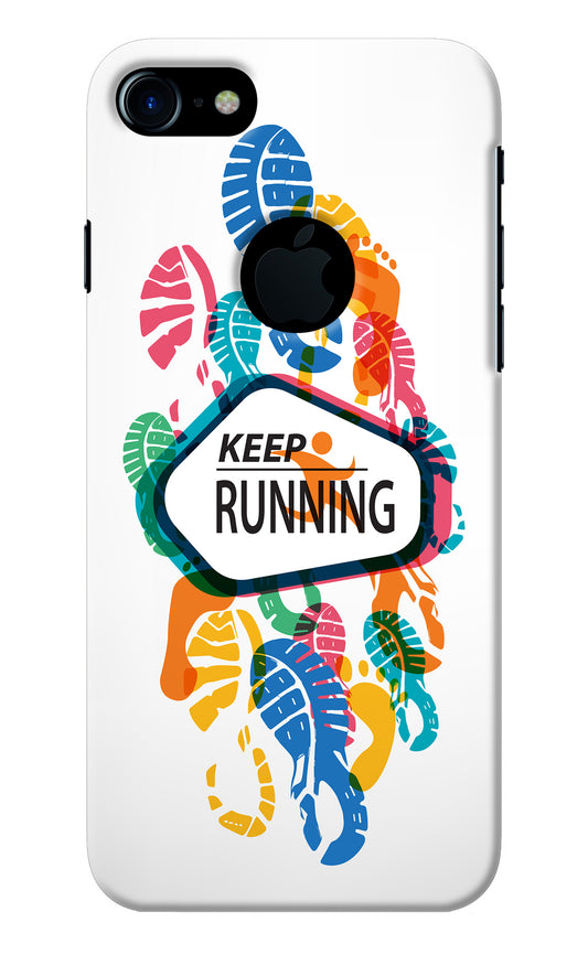 Keep Running iPhone 7 Logocut Back Cover