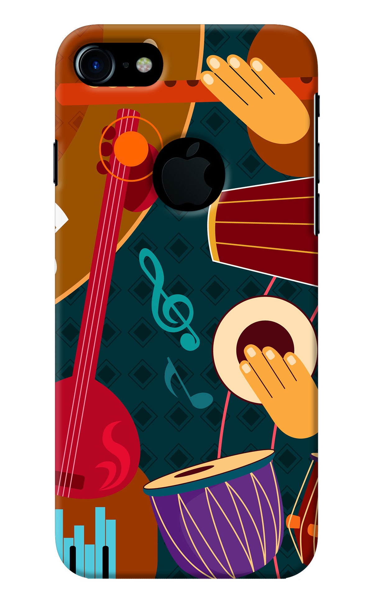 Music Instrument iPhone 7 Logocut Back Cover