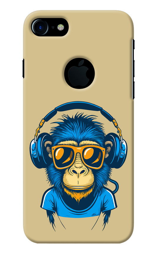 Monkey Headphone iPhone 7 Logocut Back Cover