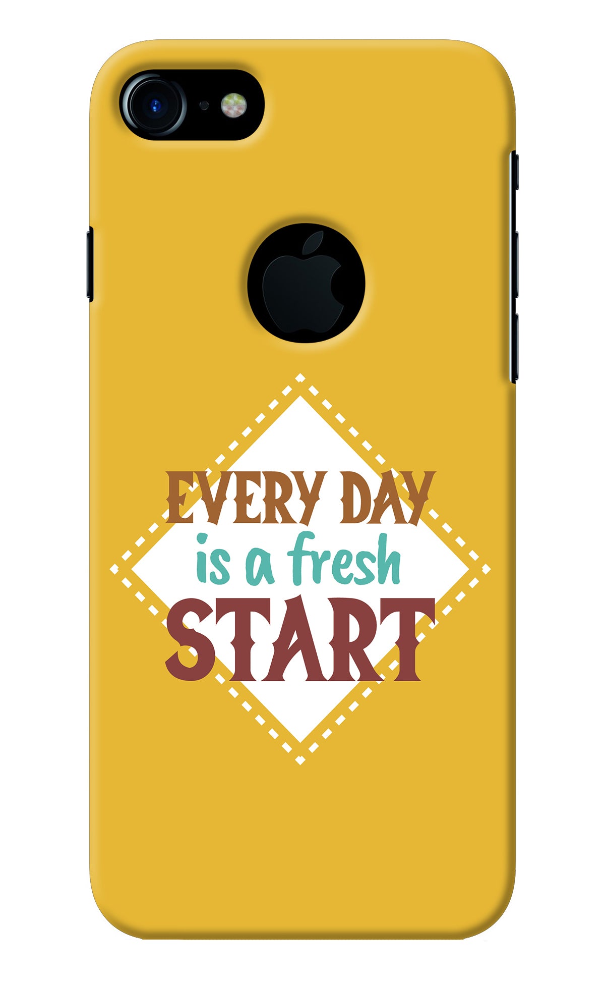 Every day is a Fresh Start iPhone 7 Logocut Back Cover