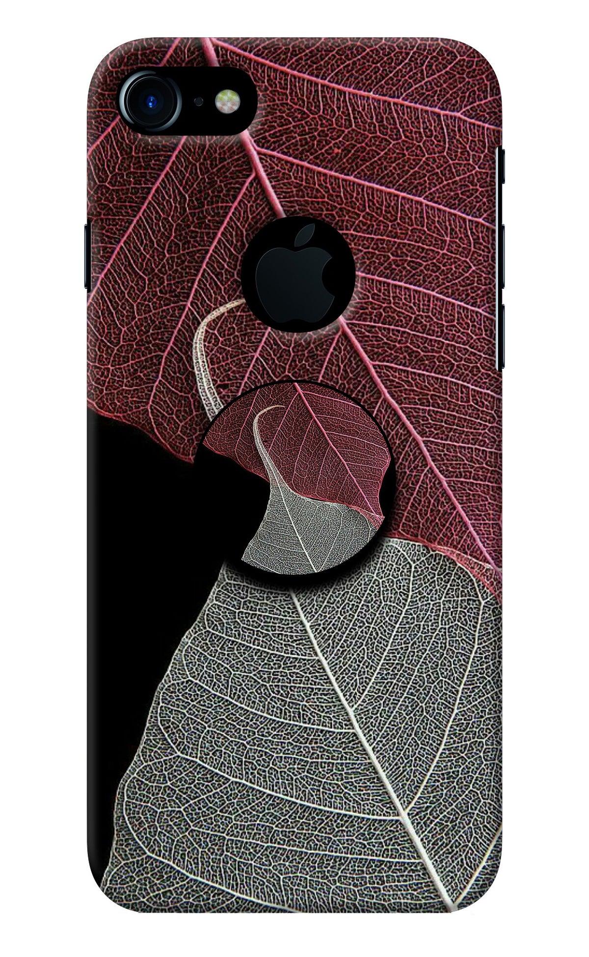 Leaf Pattern iPhone 7 Logocut Pop Case