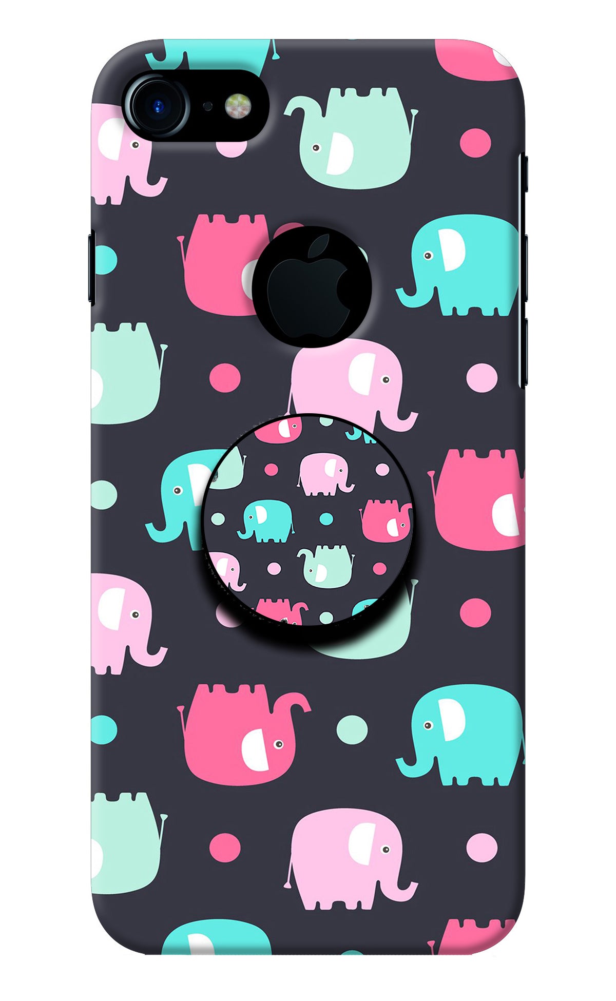 Baby Elephants iPhone 7 Logocut Pop Case