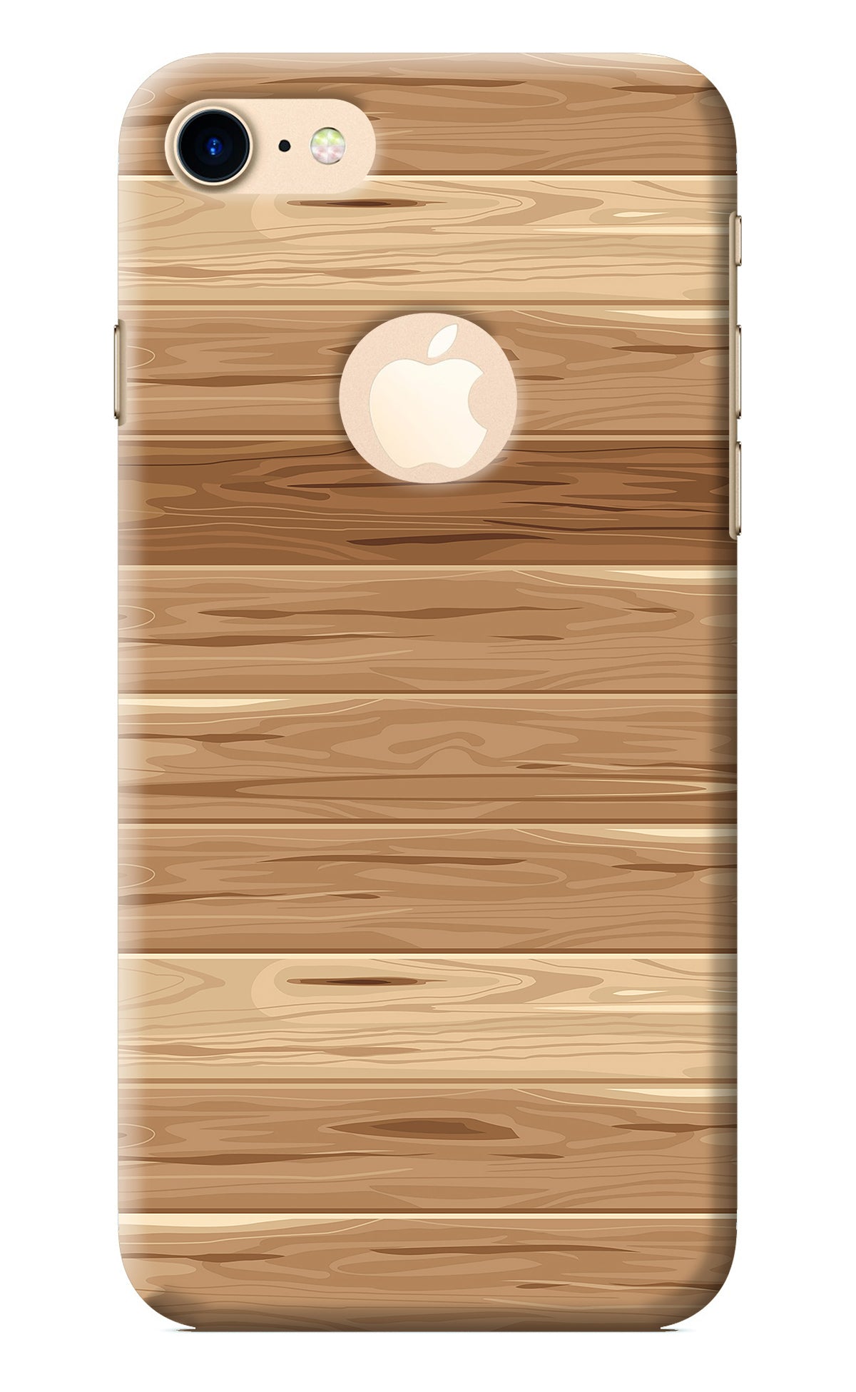 Wooden Vector iPhone 8 Logocut Back Cover