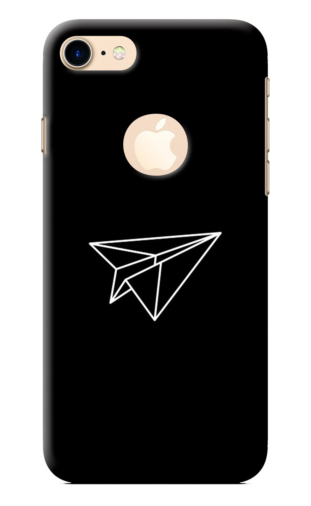 Paper Plane White iPhone 8 Logocut Back Cover