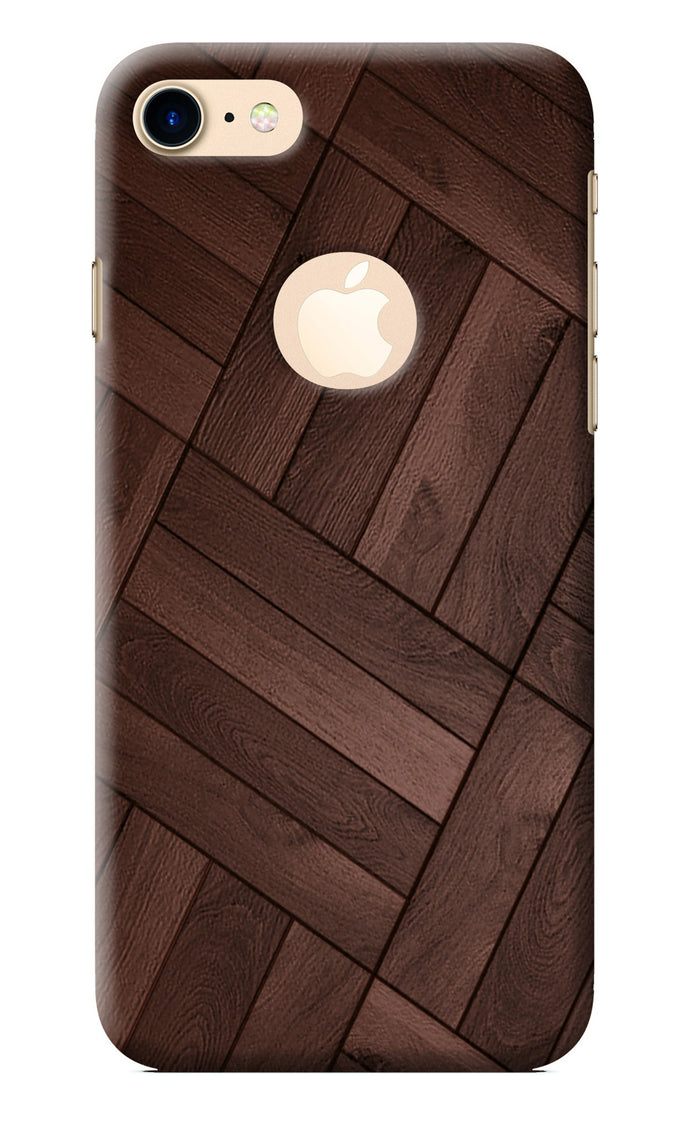 Wooden Texture Design iPhone 8 Logocut Back Cover