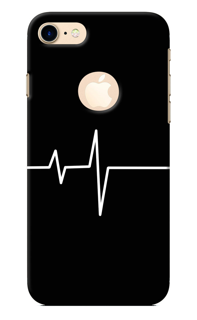 Heart Beats iPhone 8 Logocut Back Cover
