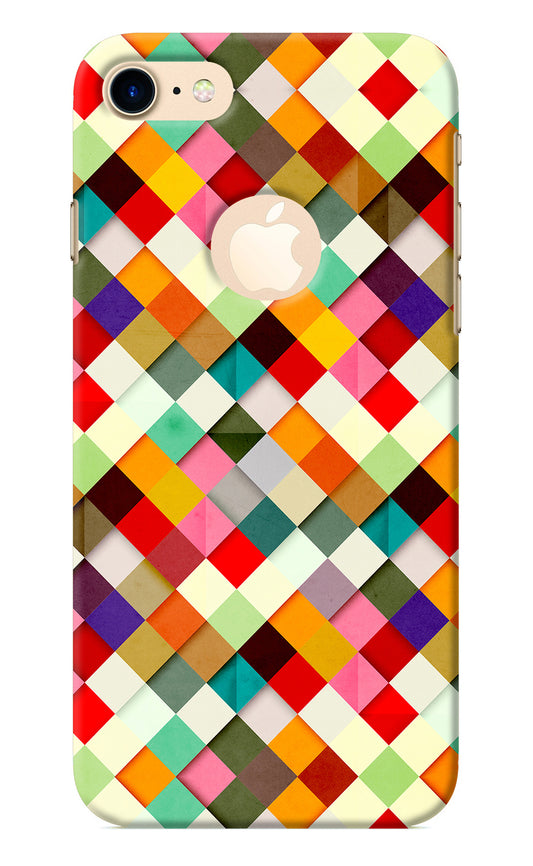 Geometric Abstract Colorful iPhone 8 Logocut Back Cover