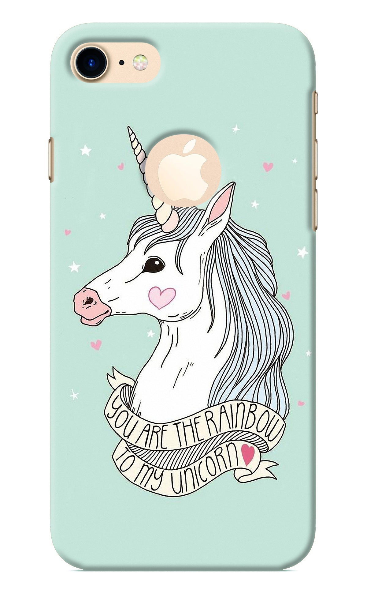 Unicorn Wallpaper iPhone 8 Logocut Back Cover