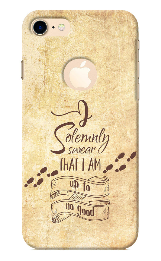 I Solemnly swear that i up to no good iPhone 8 Logocut Back Cover