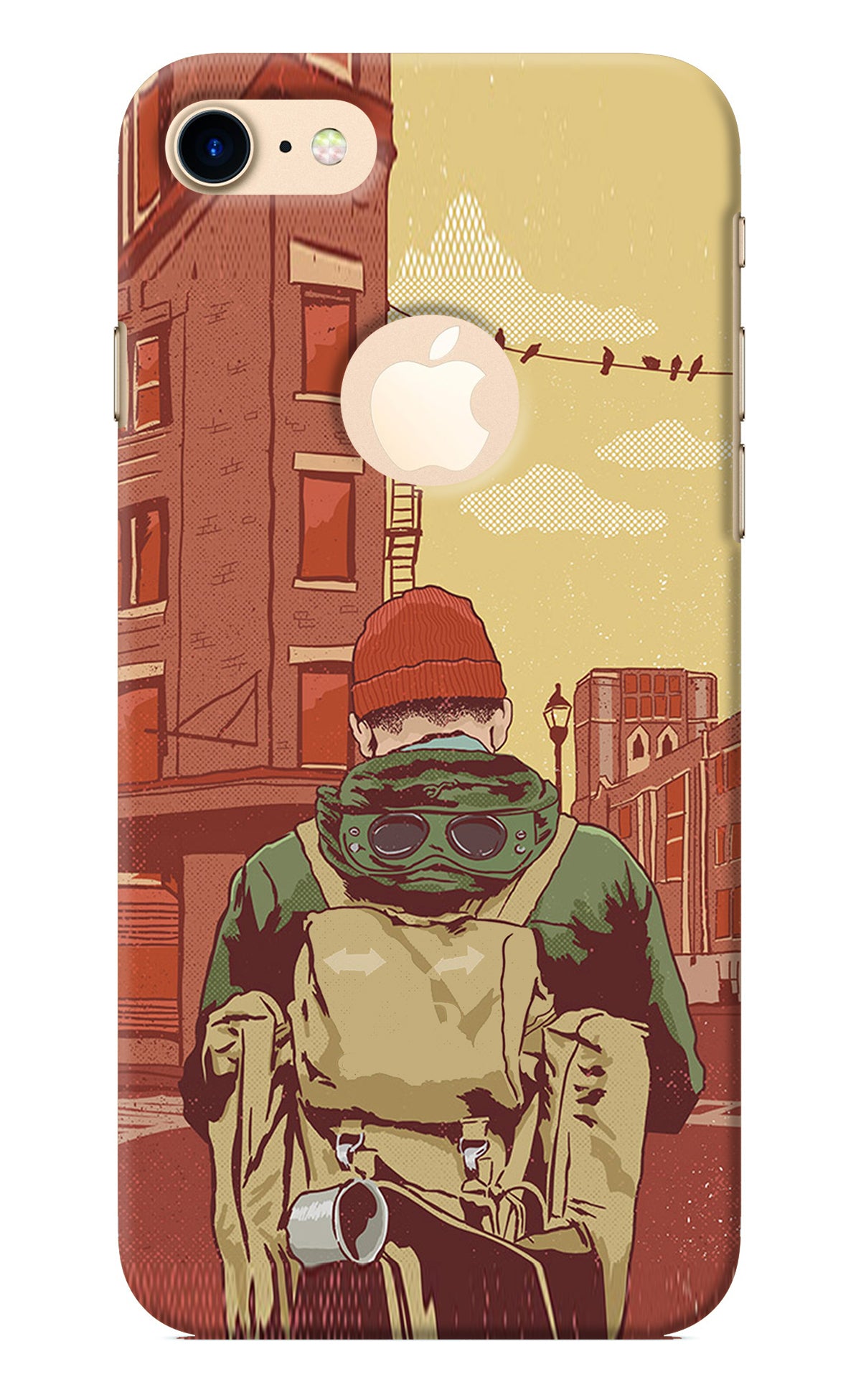 Adventurous iPhone 8 Logocut Back Cover