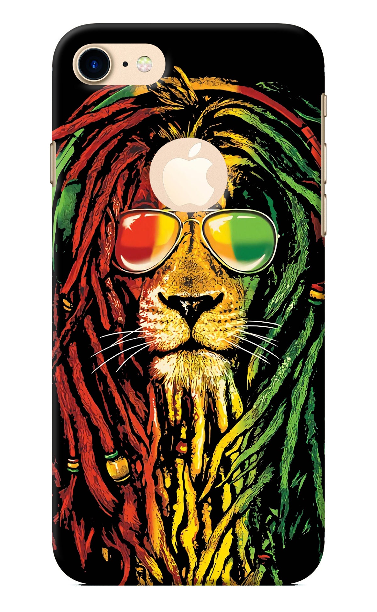 Rasta Lion iPhone 8 Logocut Back Cover