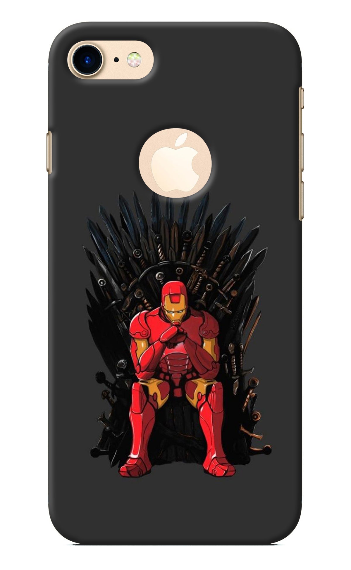 Ironman Throne iPhone 8 Logocut Back Cover