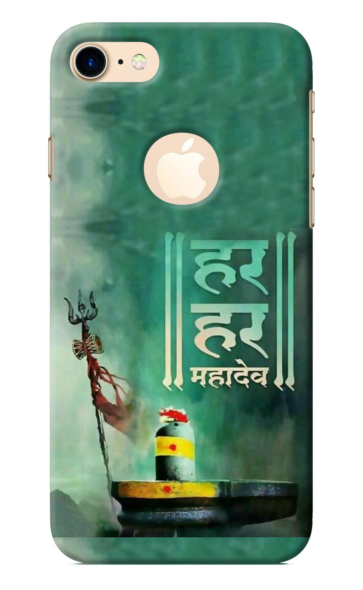 Har Har Mahadev Shivling iPhone 8 Logocut Back Cover