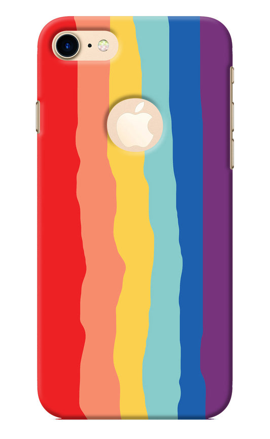 Rainbow iPhone 8 Logocut Back Cover