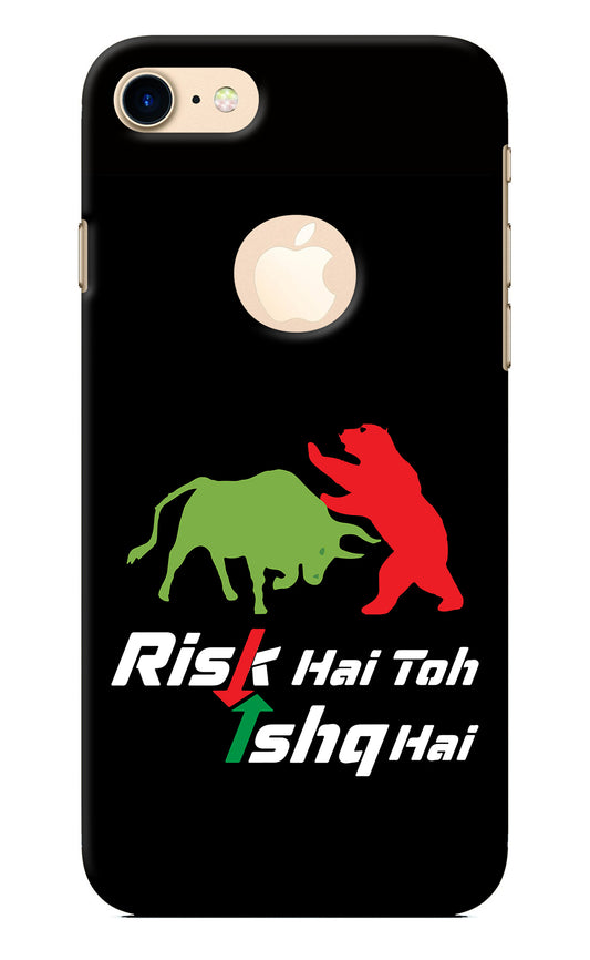 Risk Hai Toh Ishq Hai iPhone 8 Logocut Back Cover