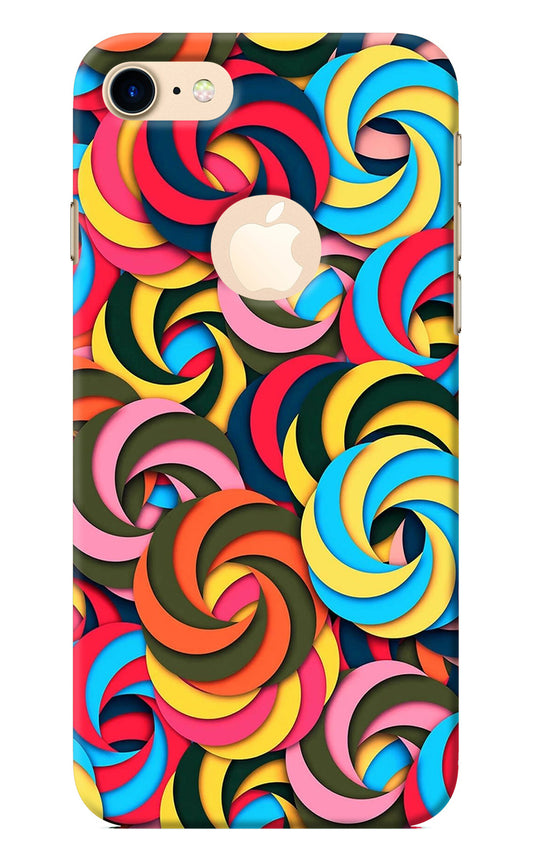 Spiral Pattern iPhone 8 Logocut Back Cover