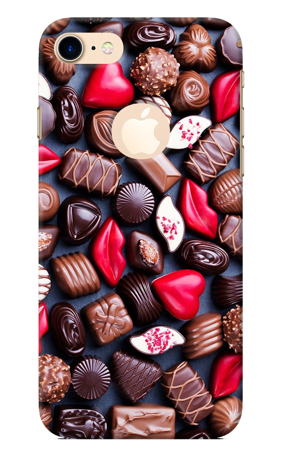 Chocolates iPhone 8 Logocut Back Cover