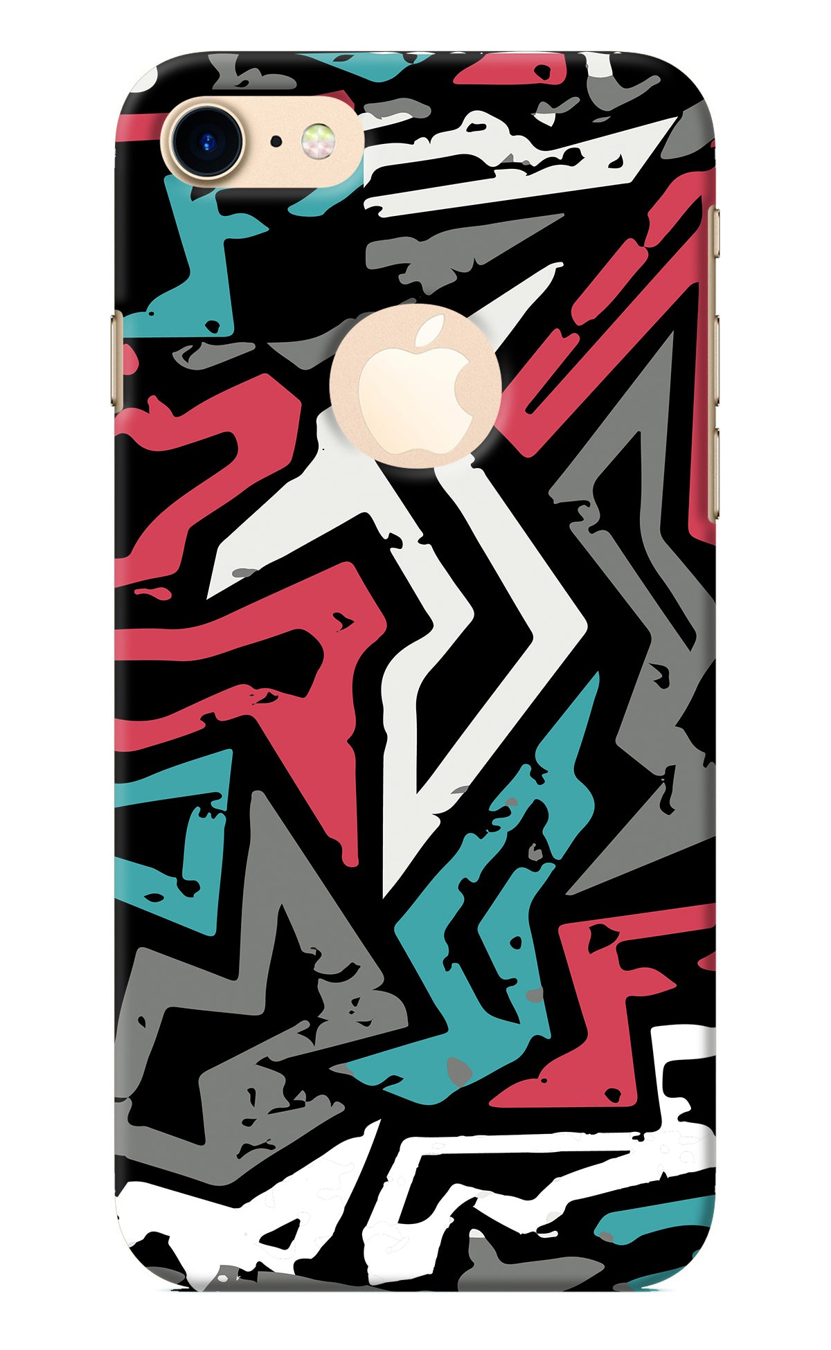 Geometric Graffiti iPhone 8 Logocut Back Cover