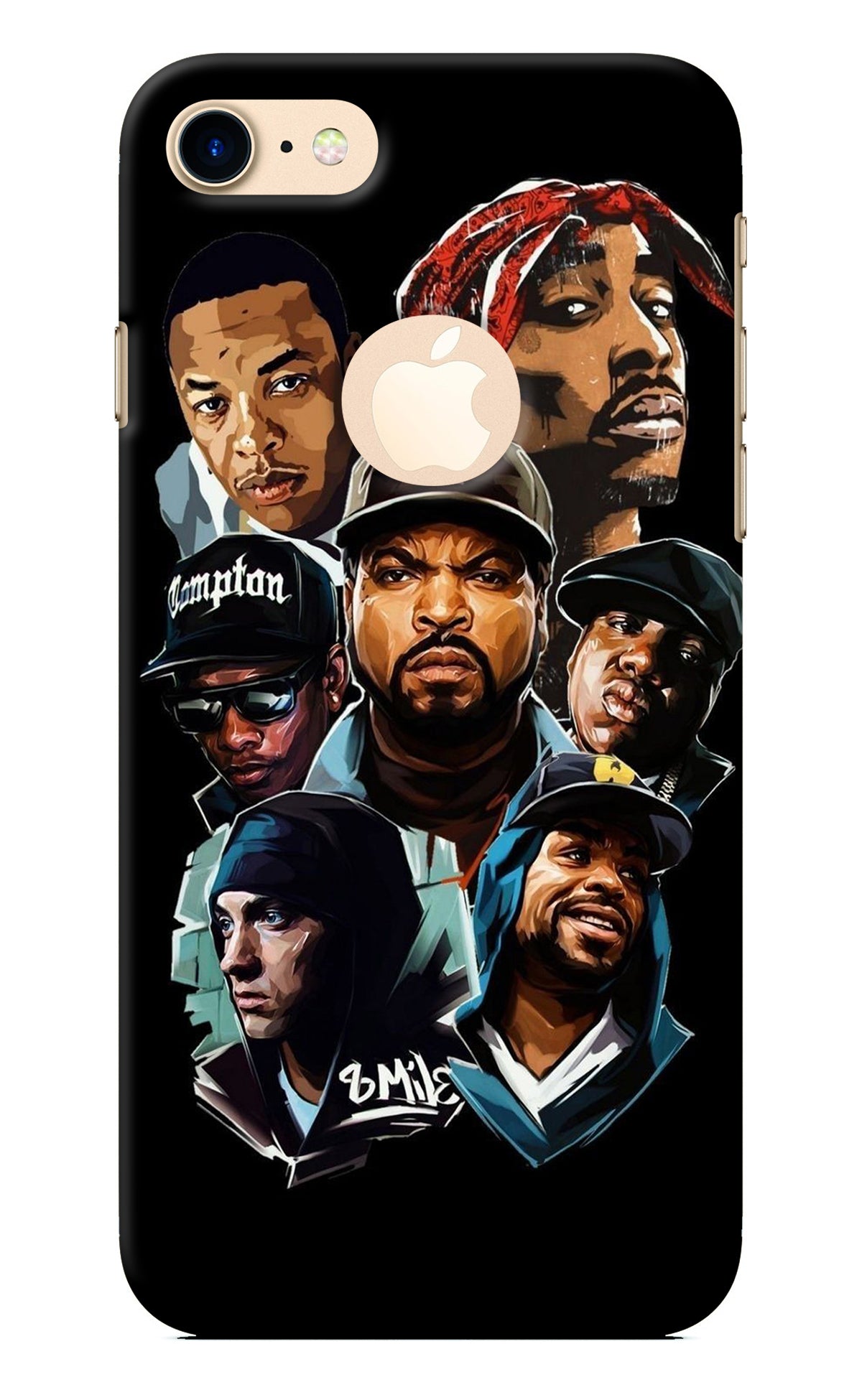 Rappers iPhone 8 Logocut Back Cover