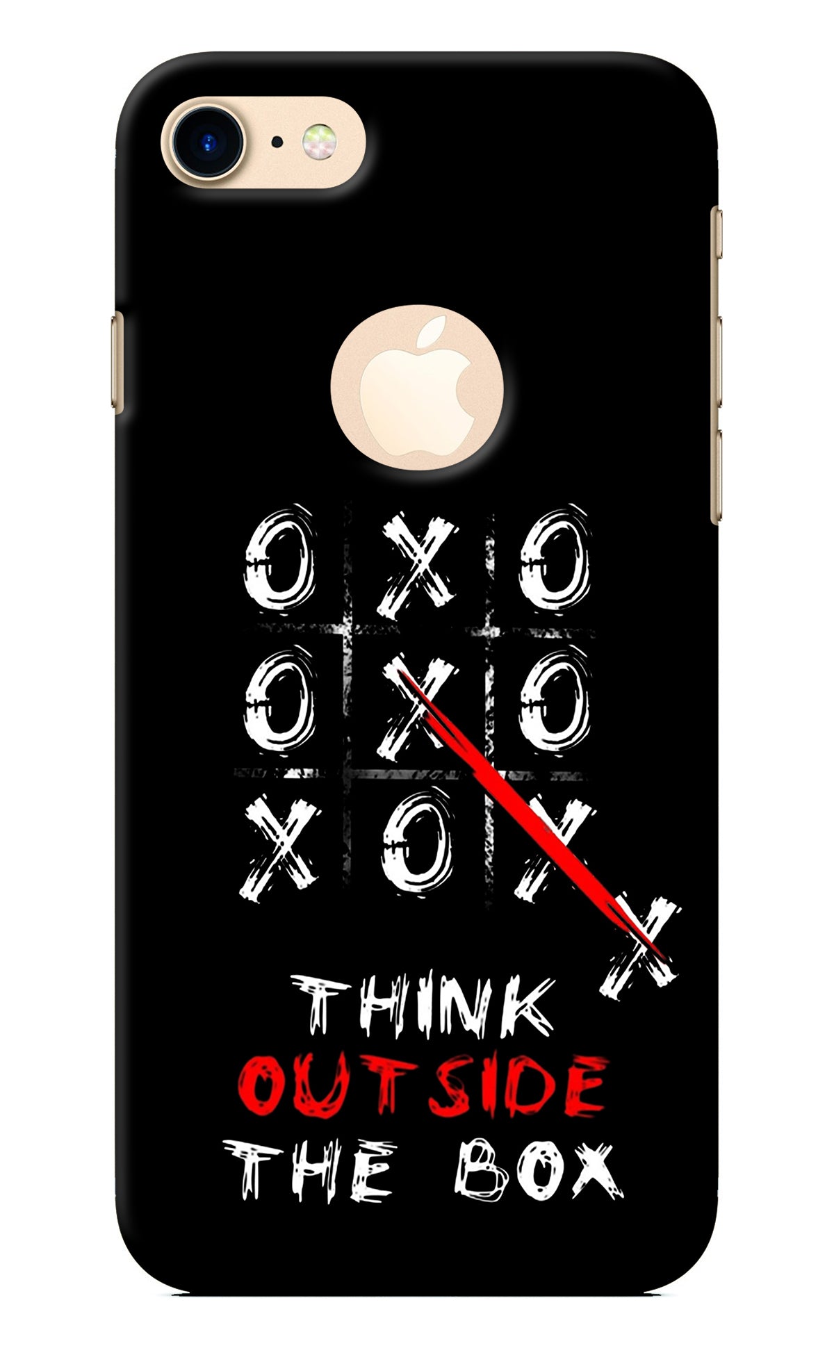 Think out of the BOX iPhone 8 Logocut Back Cover
