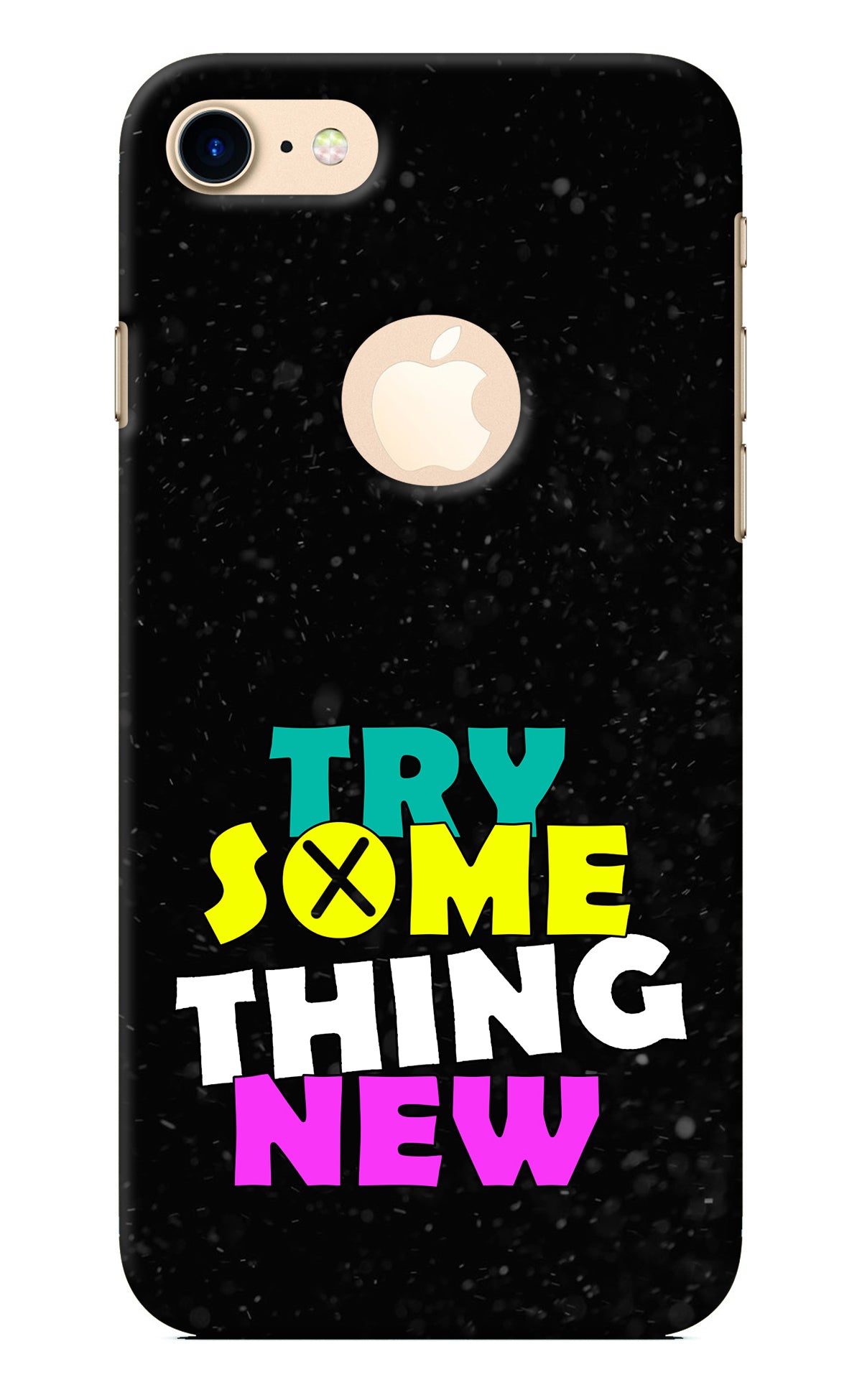 Try Something New iPhone 8 Logocut Back Cover