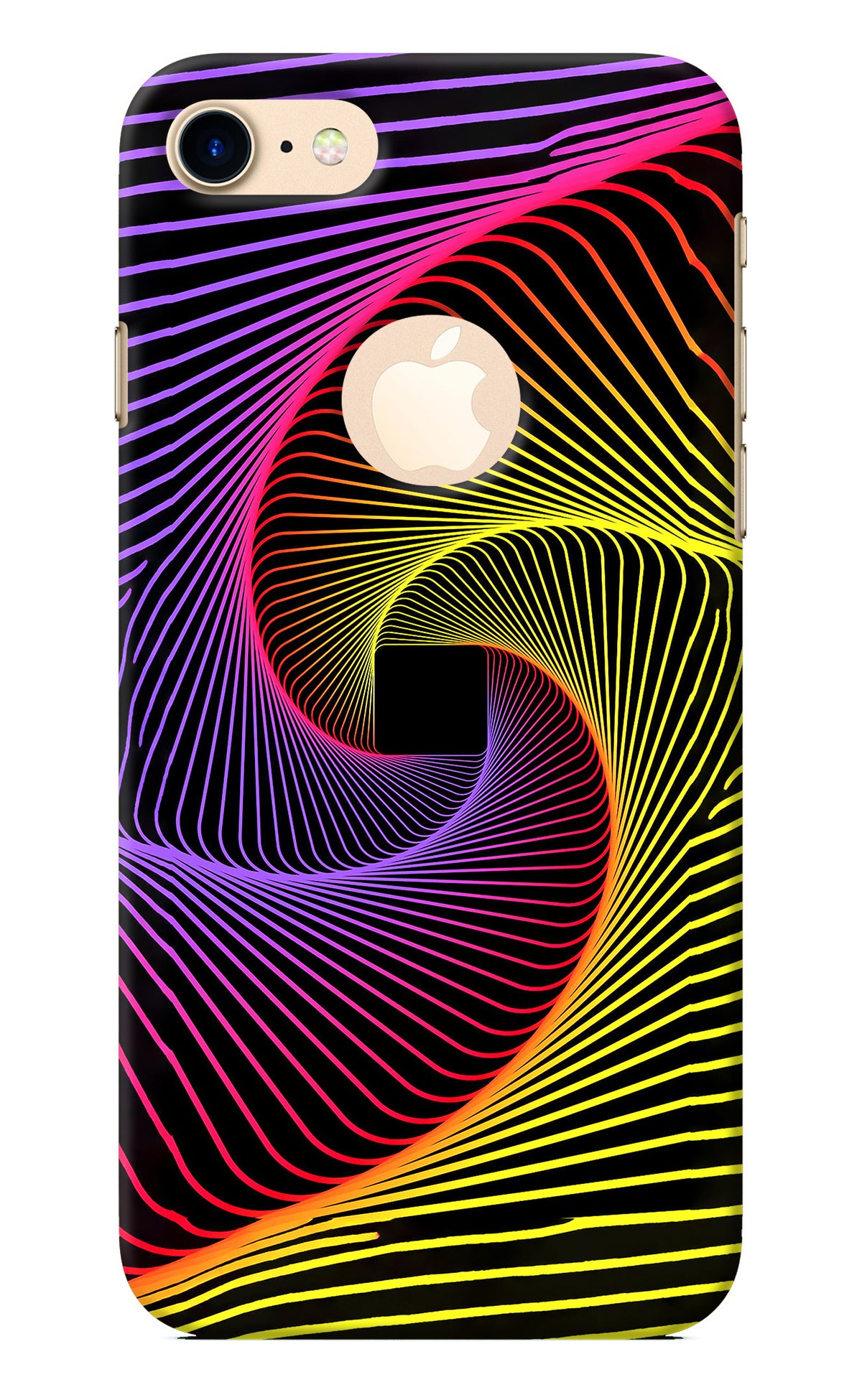 Colorful Strings iPhone 8 Logocut Back Cover