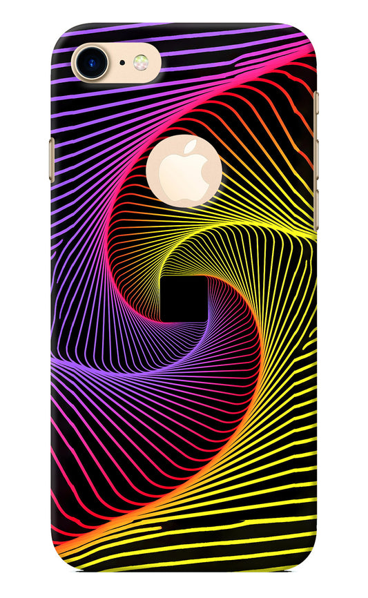 Colorful Strings iPhone 8 Logocut Back Cover