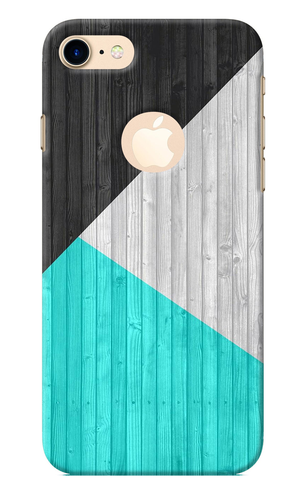 Wooden Abstract iPhone 8 Logocut Back Cover