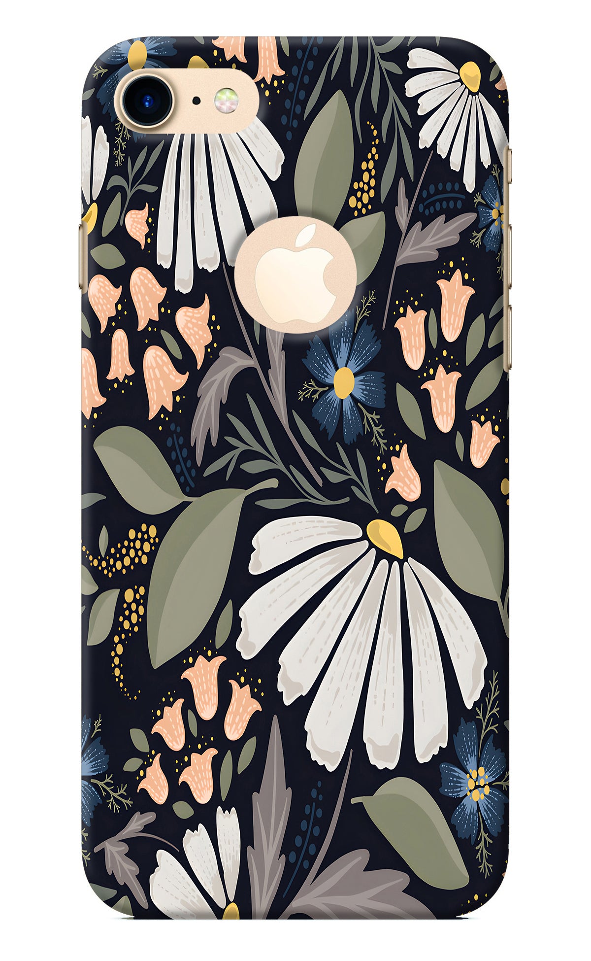 Flowers Art iPhone 8 Logocut Back Cover