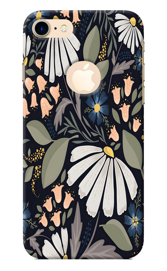 Flowers Art iPhone 8 Logocut Back Cover