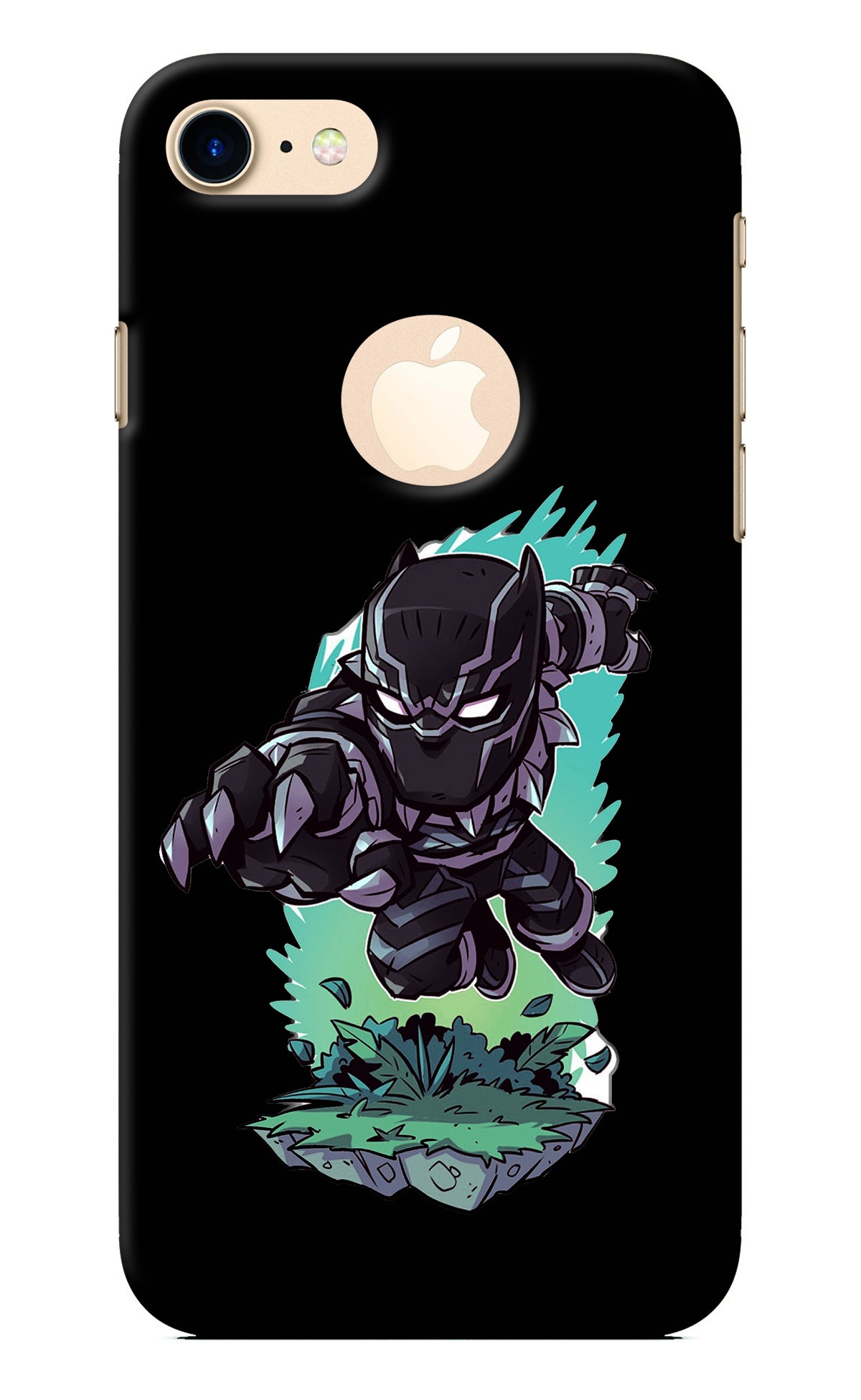 Black Panther iPhone 8 Logocut Back Cover