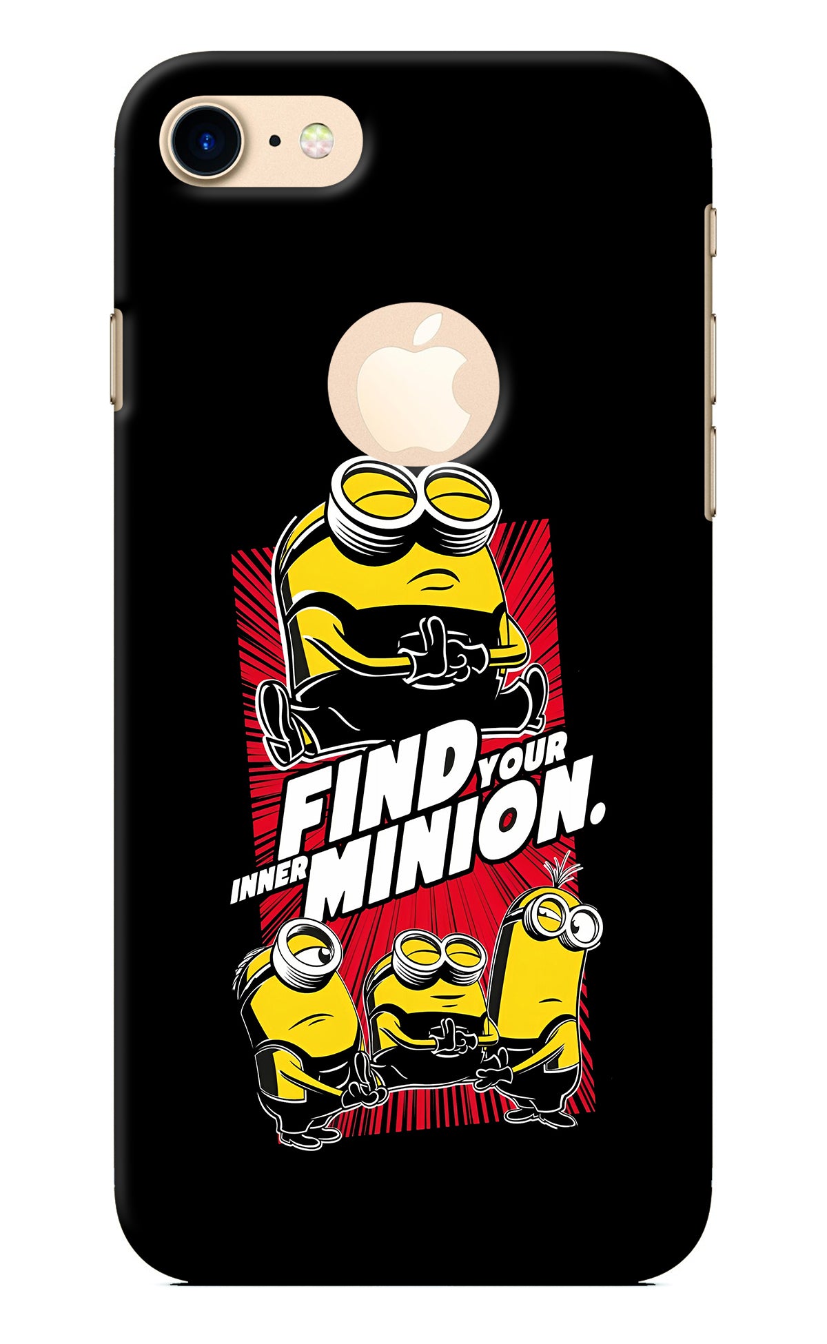 Find your inner Minion iPhone 8 Logocut Back Cover