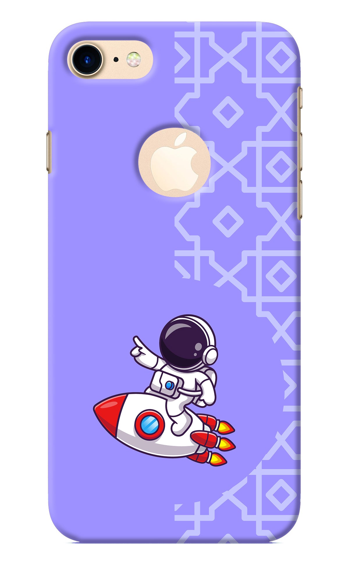 Cute Astronaut iPhone 8 Logocut Back Cover