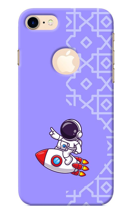 Cute Astronaut iPhone 8 Logocut Back Cover