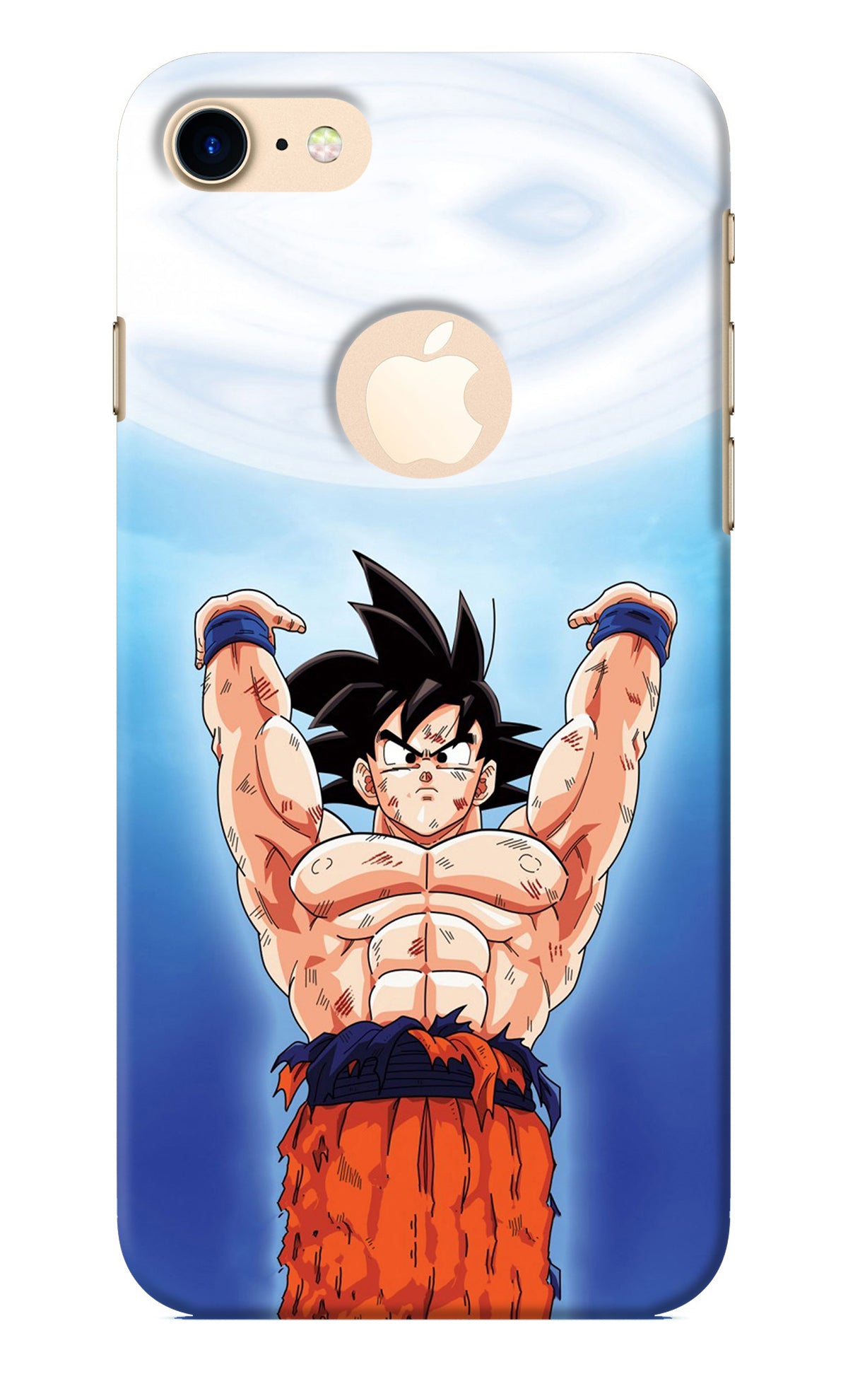 Goku Power iPhone 8 Logocut Back Cover