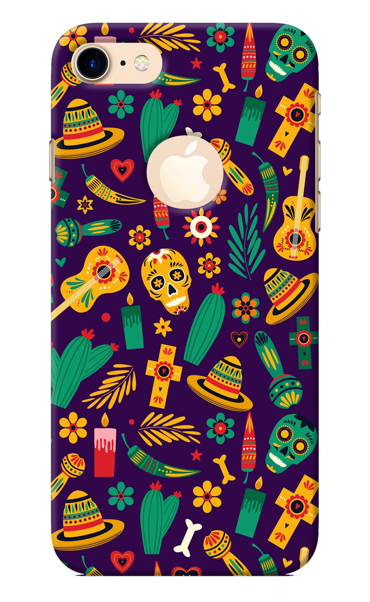 Mexican Artwork iPhone 8 Logocut Back Cover